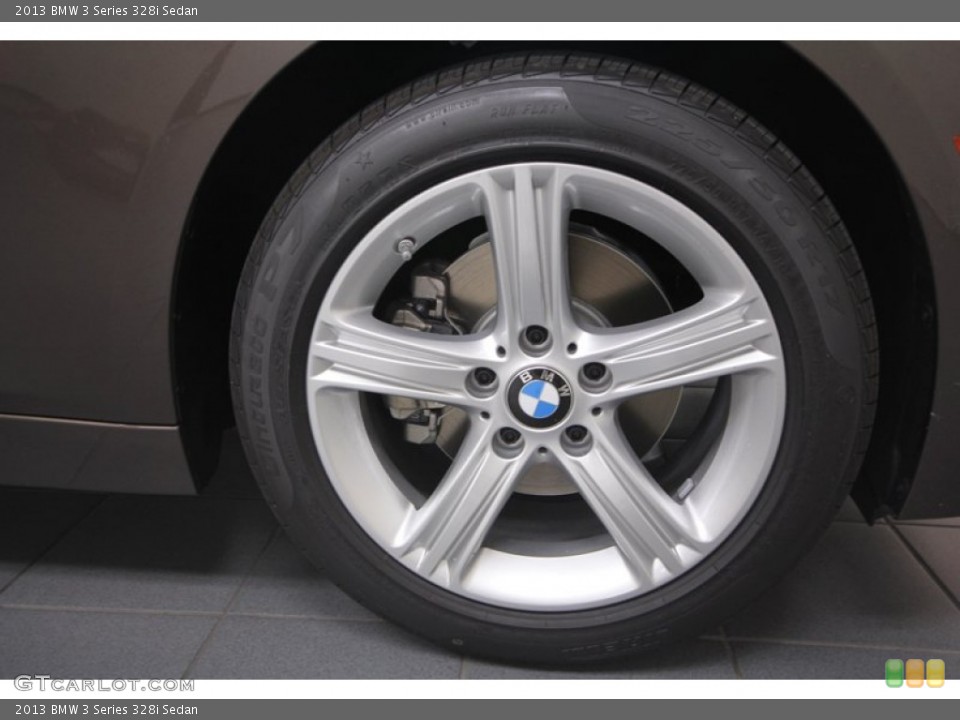 2013 BMW 3 Series 328i Sedan Wheel and Tire Photo #76336303