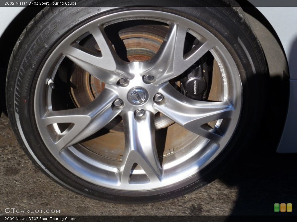 2009 Nissan 370Z Sport Touring Coupe Wheel and Tire Photo #76339247