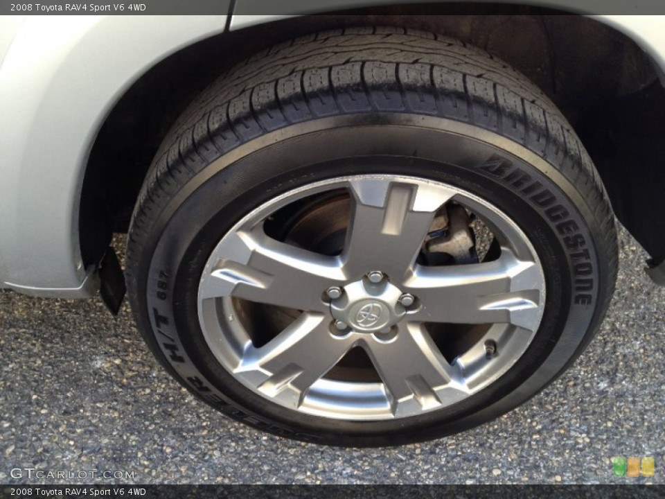 2008 Toyota RAV4 Sport V6 4WD Wheel and Tire Photo #76341031