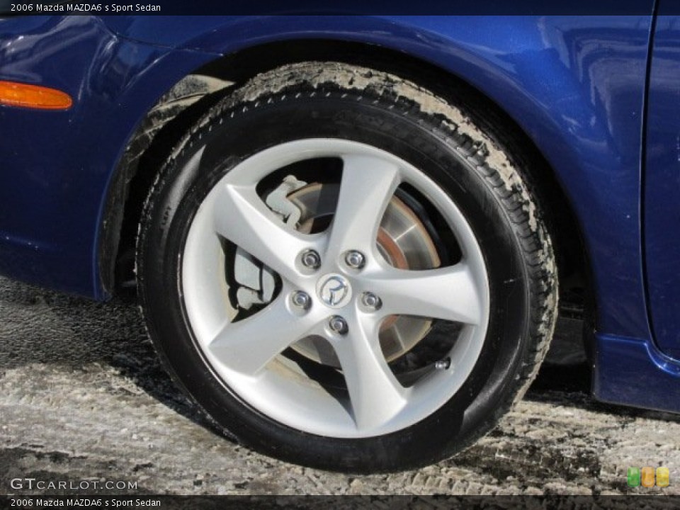 2006 Mazda MAZDA6 s Sport Sedan Wheel and Tire Photo #76345307