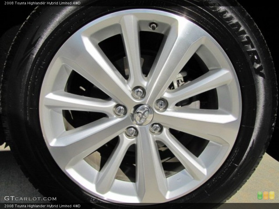 2008 Toyota Highlander Hybrid Limited 4WD Wheel and Tire Photo #76347892