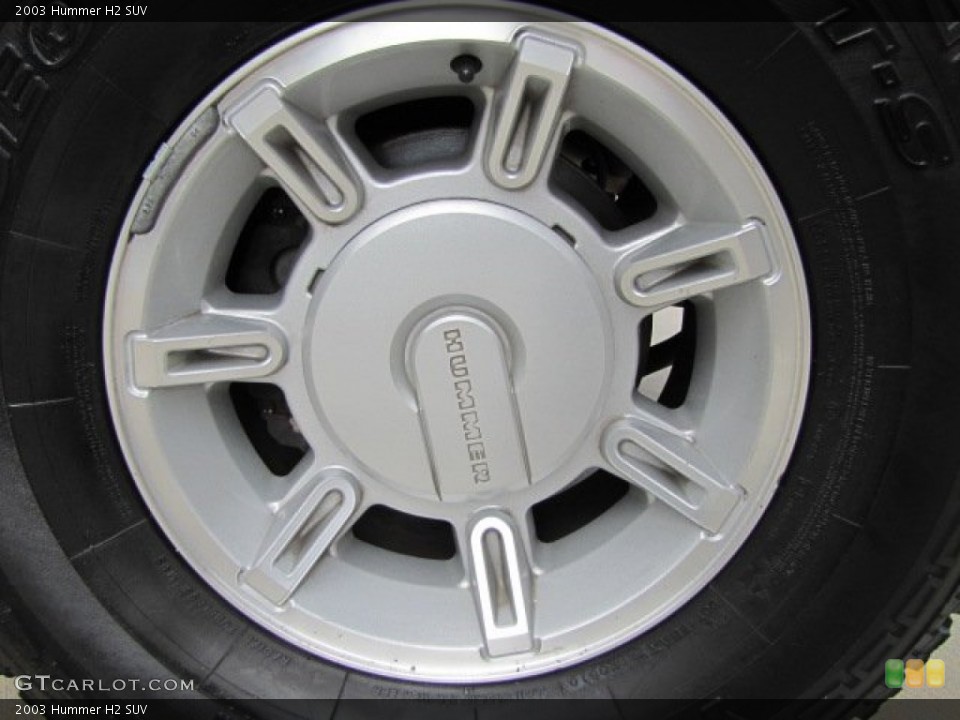 2003 Hummer H2 SUV Wheel and Tire Photo #76350152