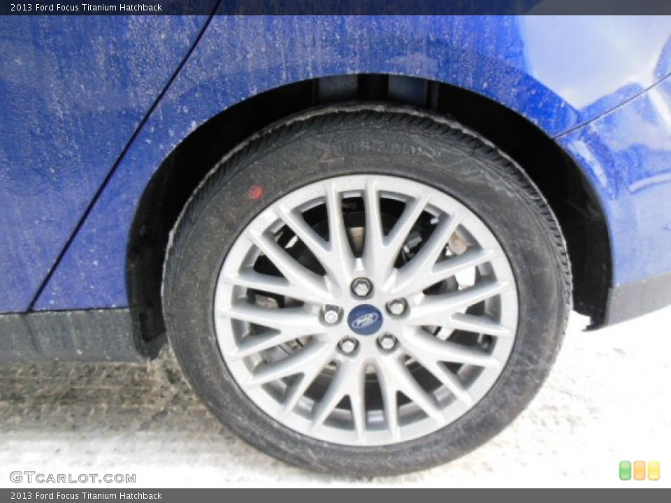 2013 Ford Focus Titanium Hatchback Wheel and Tire Photo #76350742