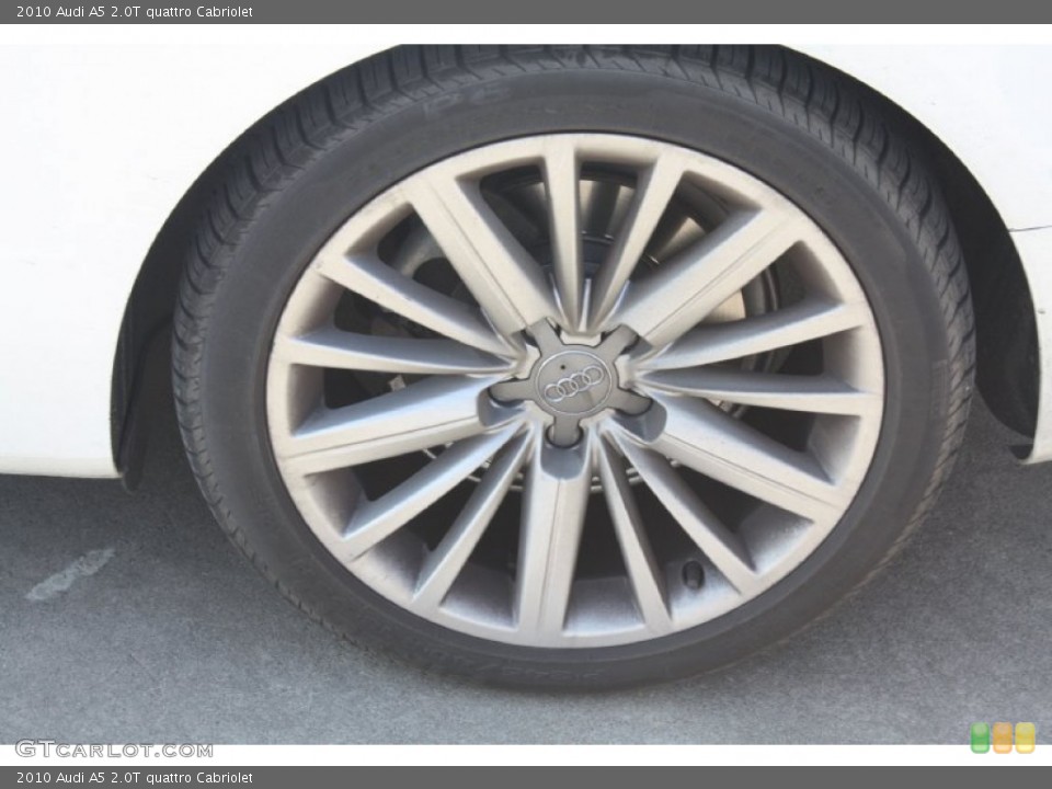 2010 Audi A5 2.0T quattro Cabriolet Wheel and Tire Photo #76356847