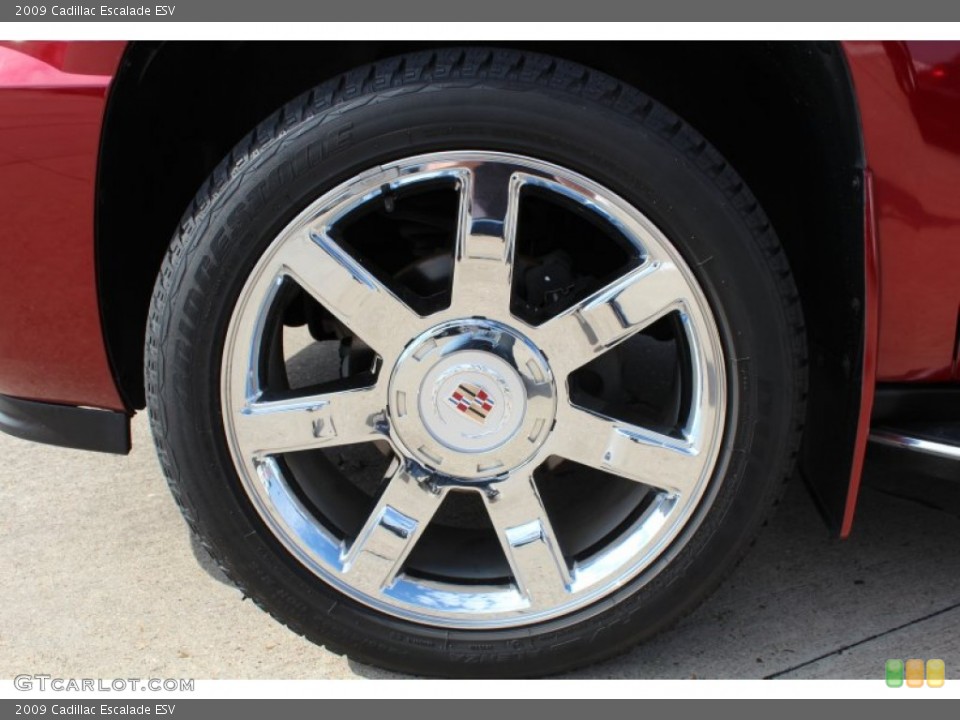 2009 Cadillac Escalade ESV Wheel and Tire Photo #76359034