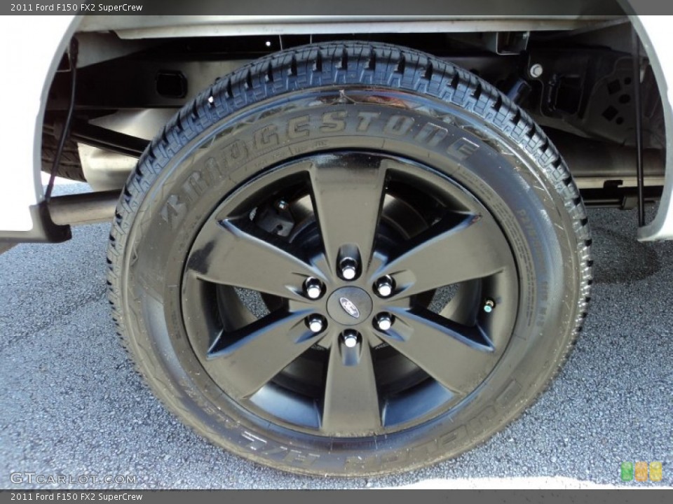 2011 Ford F150 FX2 SuperCrew Wheel and Tire Photo #76360480