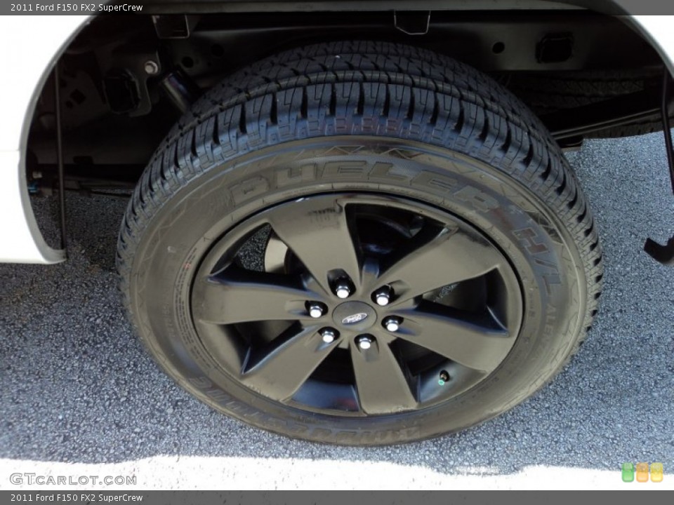 2011 Ford F150 FX2 SuperCrew Wheel and Tire Photo #76360603