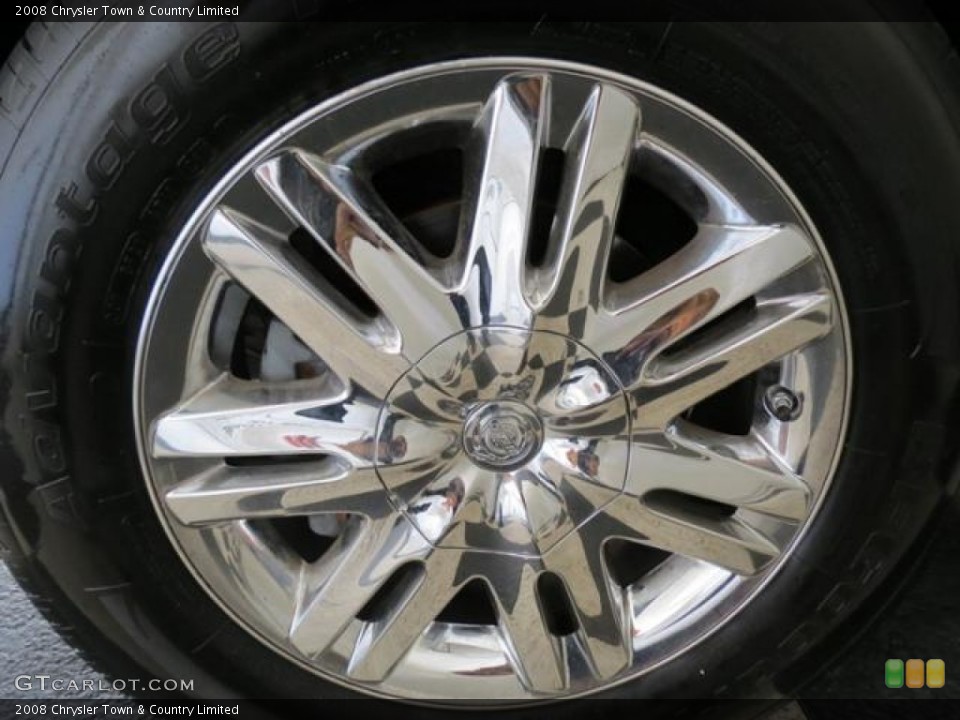2008 Chrysler Town & Country Limited Wheel and Tire Photo #76375491