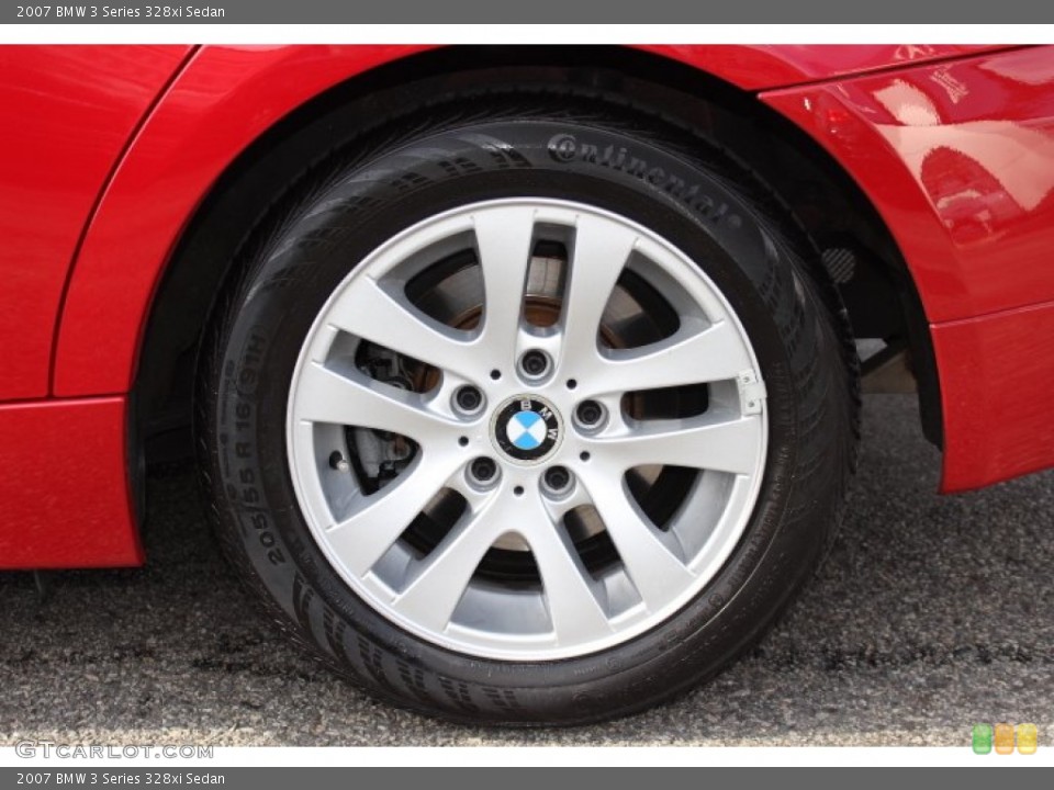 2007 BMW 3 Series 328xi Sedan Wheel and Tire Photo #76376013