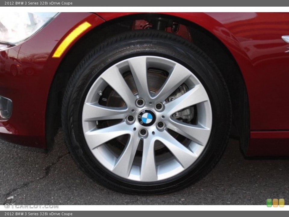 2012 BMW 3 Series 328i xDrive Coupe Wheel and Tire Photo #76376434