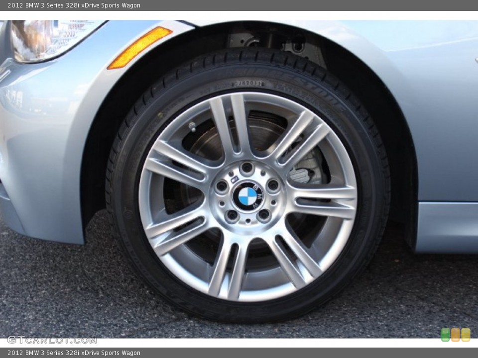 2012 BMW 3 Series 328i xDrive Sports Wagon Wheel and Tire Photo #76377857
