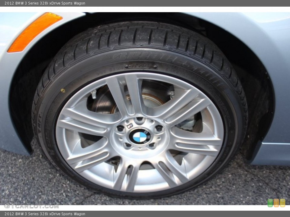 2012 BMW 3 Series 328i xDrive Sports Wagon Wheel and Tire Photo #76377874