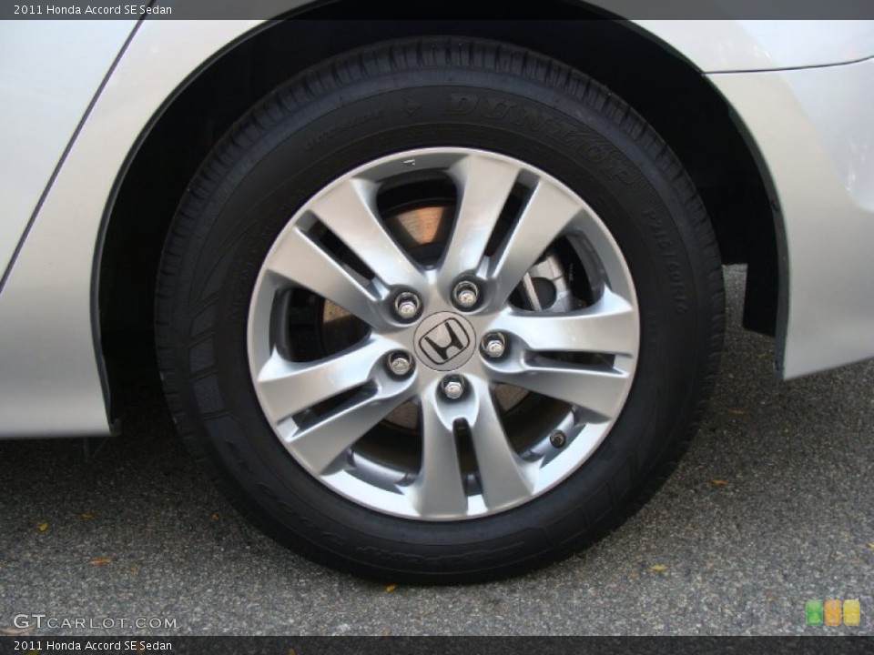 2011 Honda Accord SE Sedan Wheel and Tire Photo #76378173