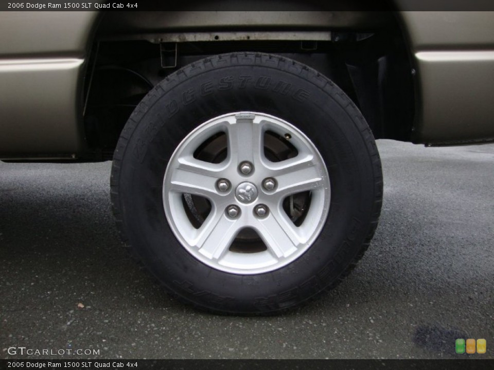 2006 Dodge Ram 1500 SLT Quad Cab 4x4 Wheel and Tire Photo #76379053