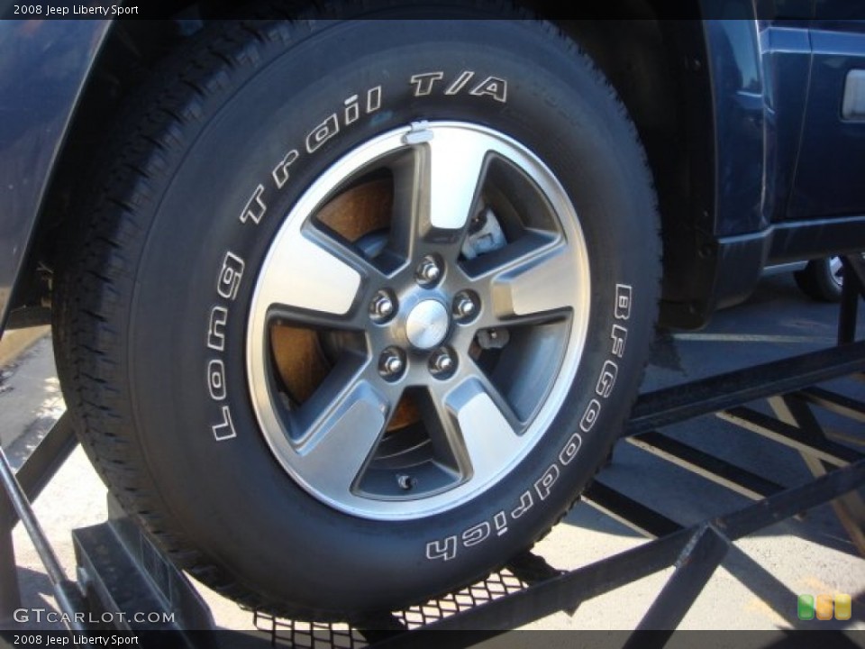 2008 Jeep Liberty Sport Wheel and Tire Photo #76380509