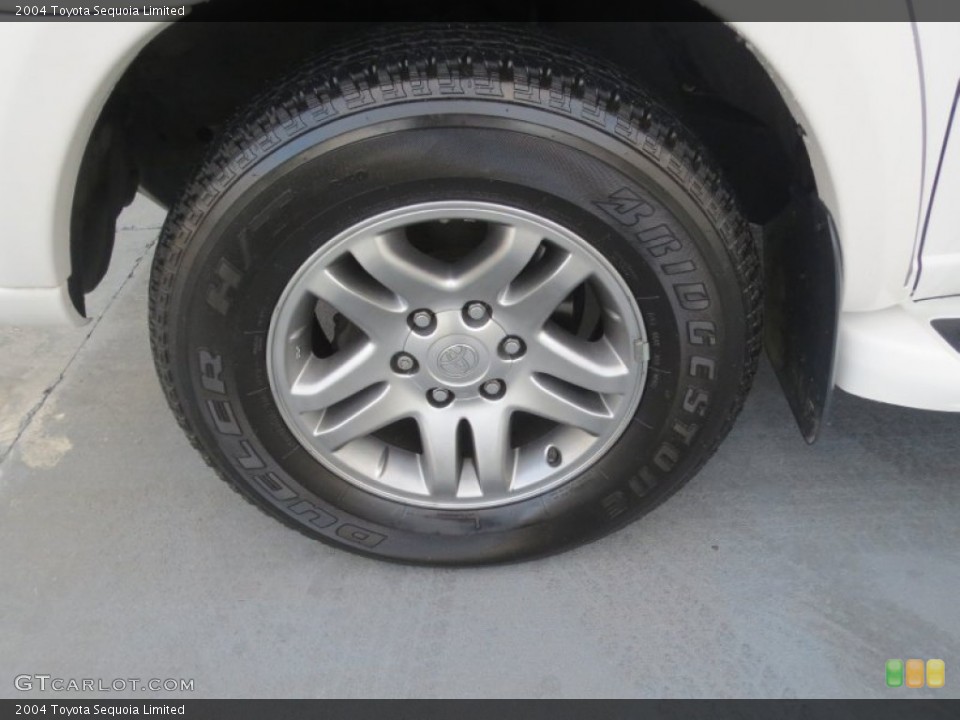 2004 Toyota Sequoia Limited Wheel and Tire Photo #76380787