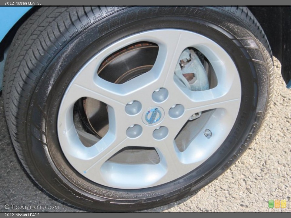 2012 Nissan LEAF SL Wheel and Tire Photo #76384195