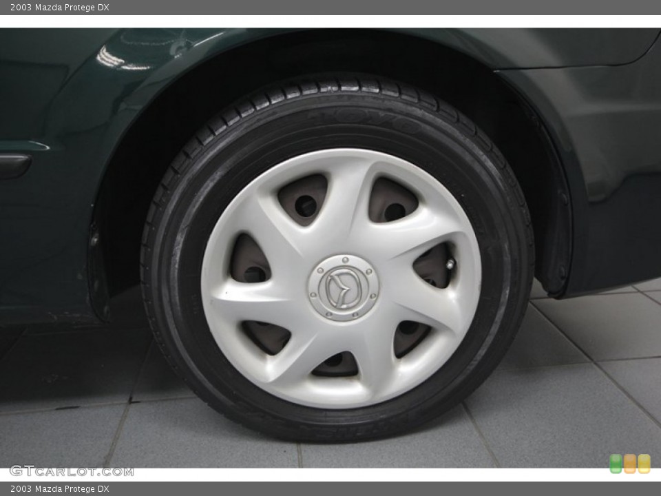 2003 Mazda Protege DX Wheel and Tire Photo #76384597