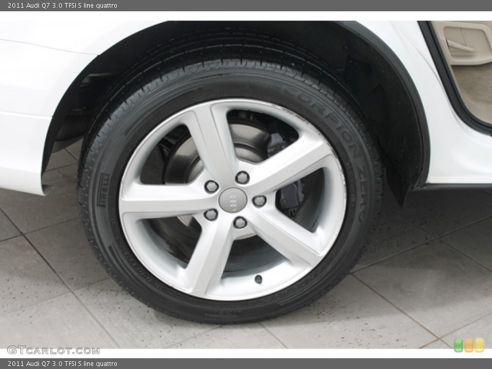 2011 Audi Q7 3.0 TFSI S line quattro Wheel and Tire Photo #76386068