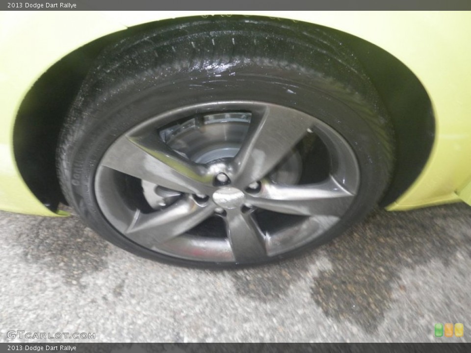 2013 Dodge Dart Rallye Wheel and Tire Photo #76390926