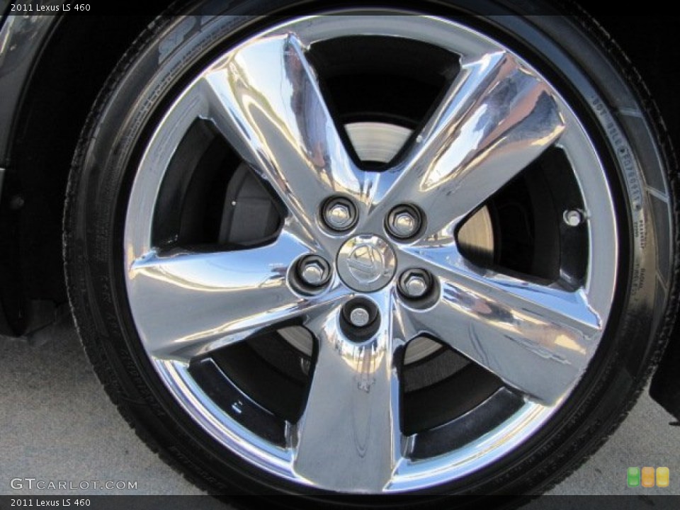 2011 Lexus LS 460 Wheel and Tire Photo #76400262