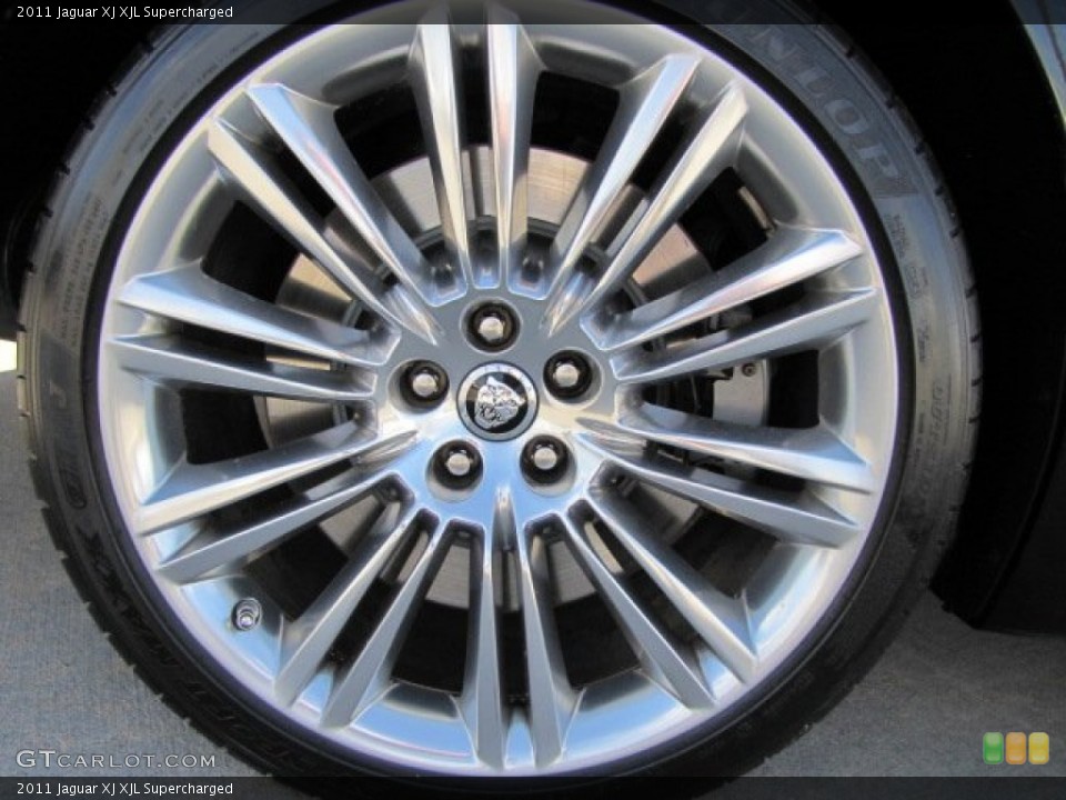 2011 Jaguar XJ XJL Supercharged Wheel and Tire Photo #76402040