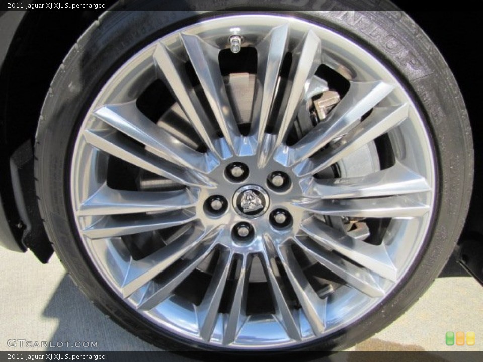 2011 Jaguar XJ XJL Supercharged Wheel and Tire Photo #76402059
