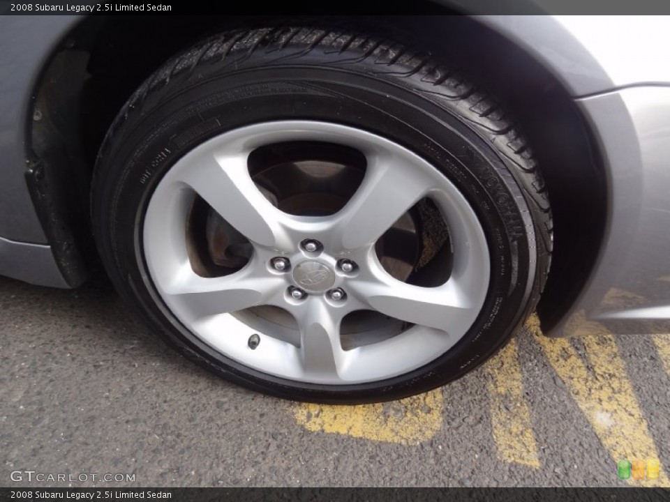 2008 Subaru Legacy 2.5i Limited Sedan Wheel and Tire Photo #76408777