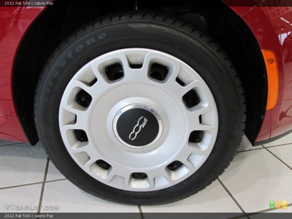 2012 Fiat 500 c cabrio Pop Wheel and Tire Photo #76409826