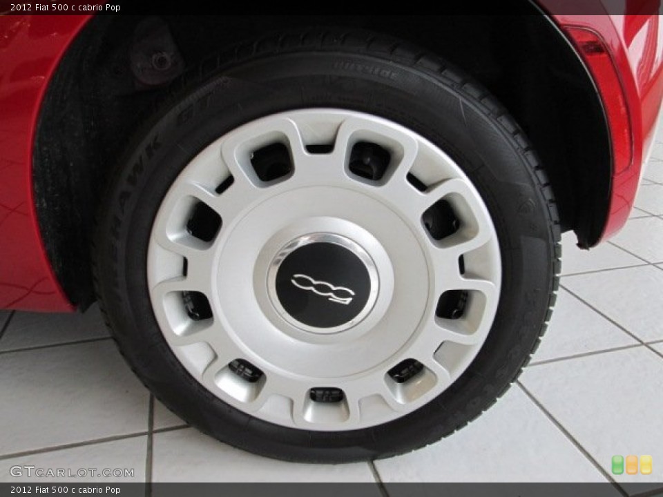 2012 Fiat 500 c cabrio Pop Wheel and Tire Photo #76409859