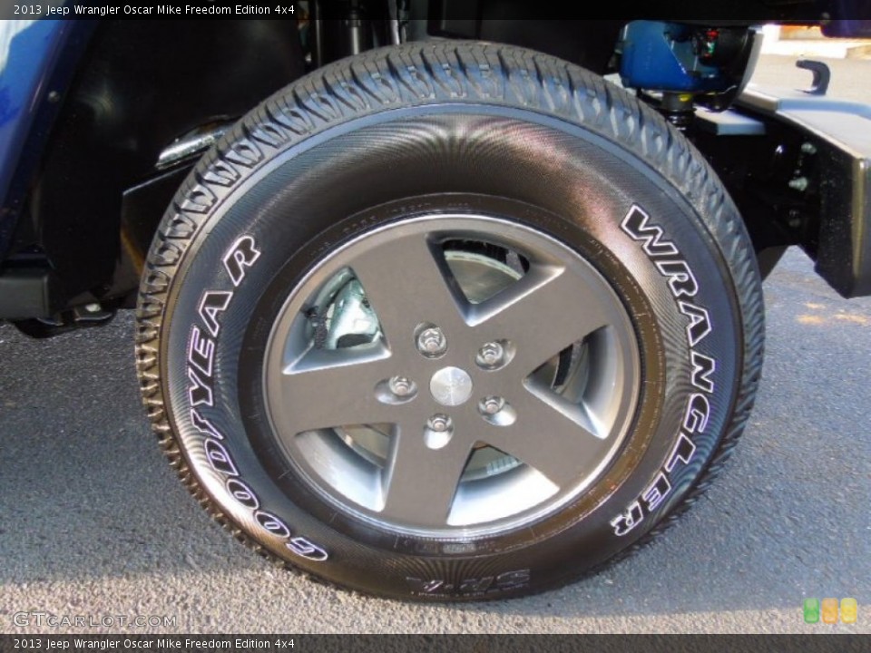 2013 Jeep Wrangler Oscar Mike Freedom Edition 4x4 Wheel and Tire Photo #76423408
