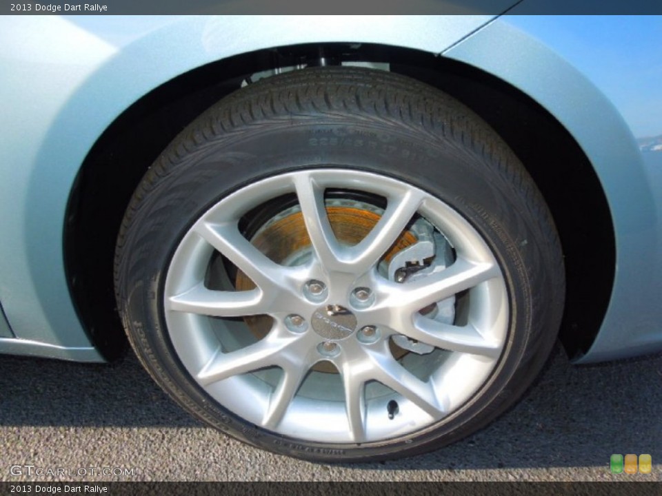 2013 Dodge Dart Rallye Wheel and Tire Photo #76425648