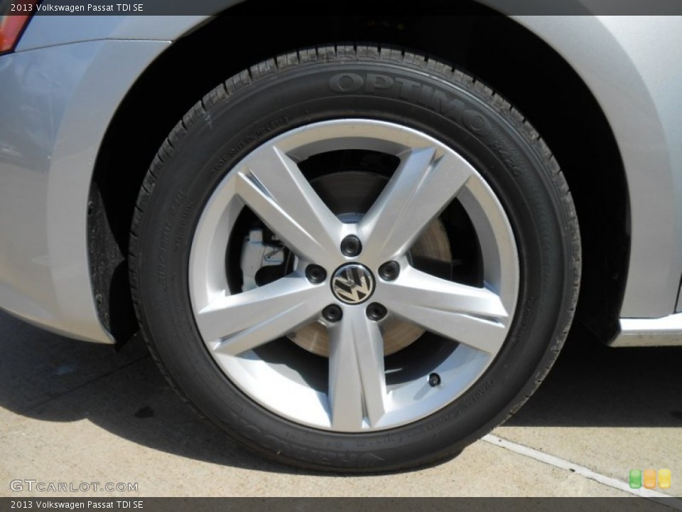 2013 Volkswagen Passat TDI SE Wheel and Tire Photo #76427157