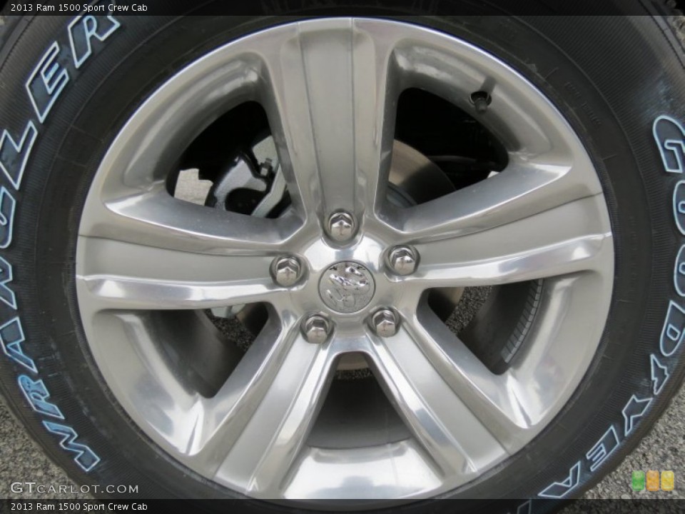 2013 Ram 1500 Sport Crew Cab Wheel and Tire Photo #76427706