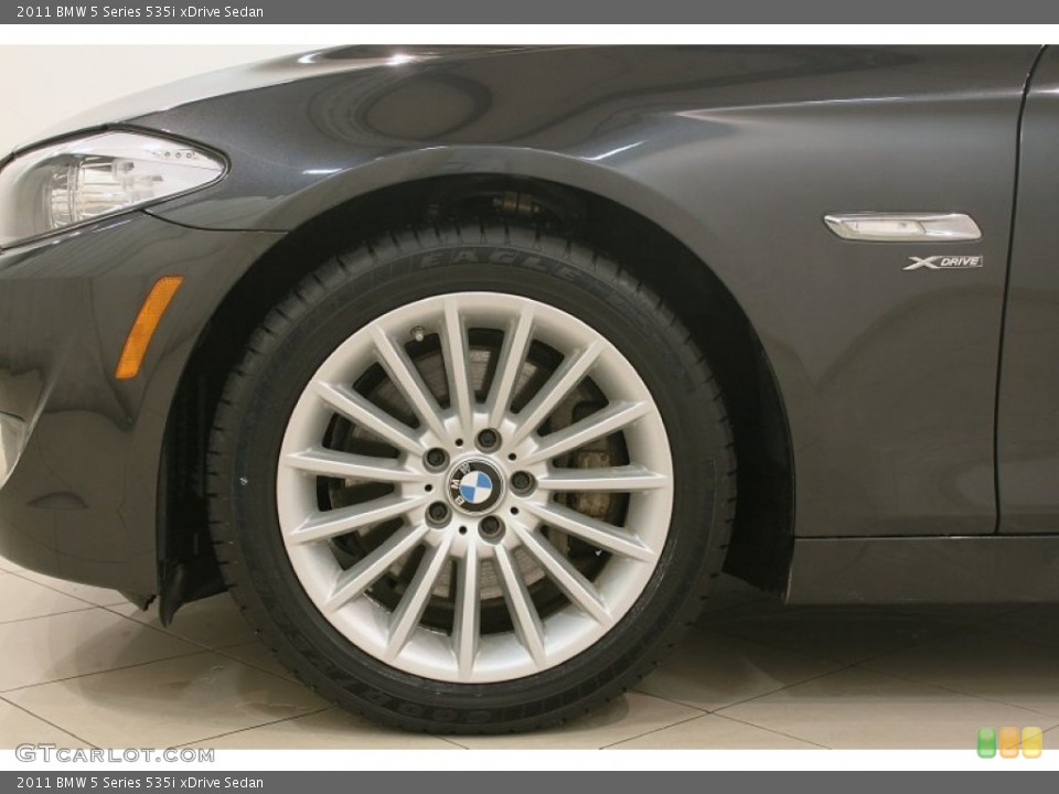 2011 BMW 5 Series 535i xDrive Sedan Wheel and Tire Photo #76429319