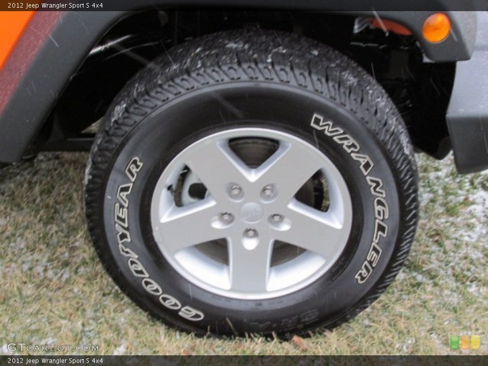 2012 Jeep Wrangler Sport S 4x4 Wheel and Tire Photo #76430441