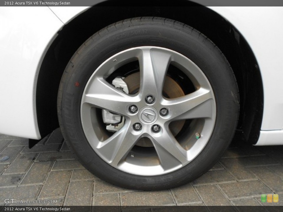 2012 Acura TSX V6 Technology Sedan Wheel and Tire Photo #76443507