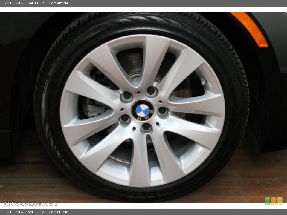 2011 BMW 3 Series 328i Convertible Wheel and Tire Photo #76446950
