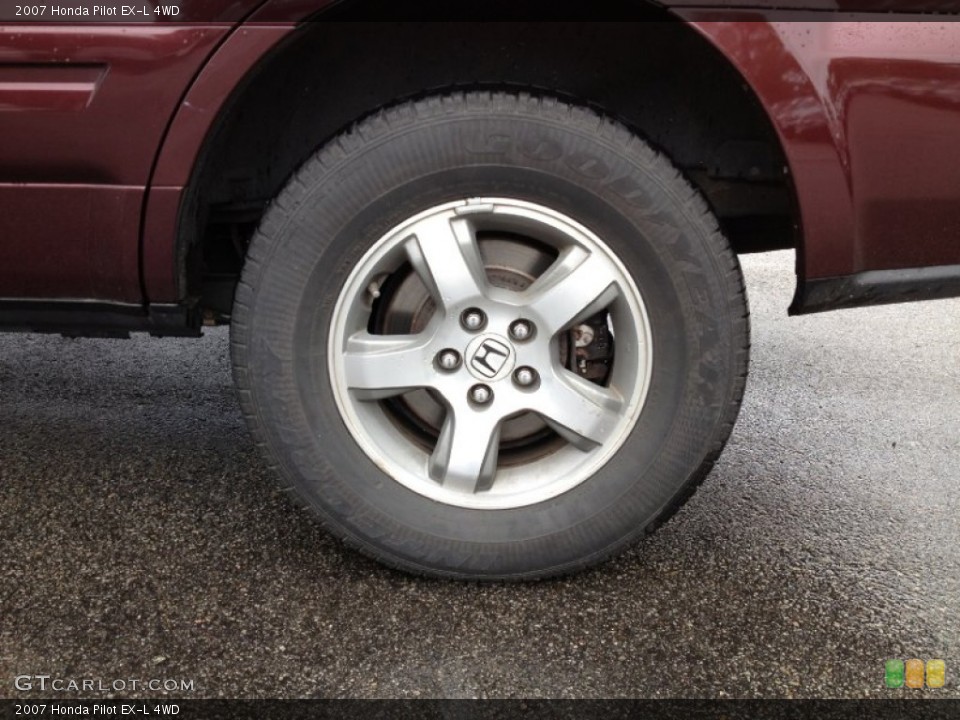 2007 Honda Pilot EX-L 4WD Wheel and Tire Photo #76453350