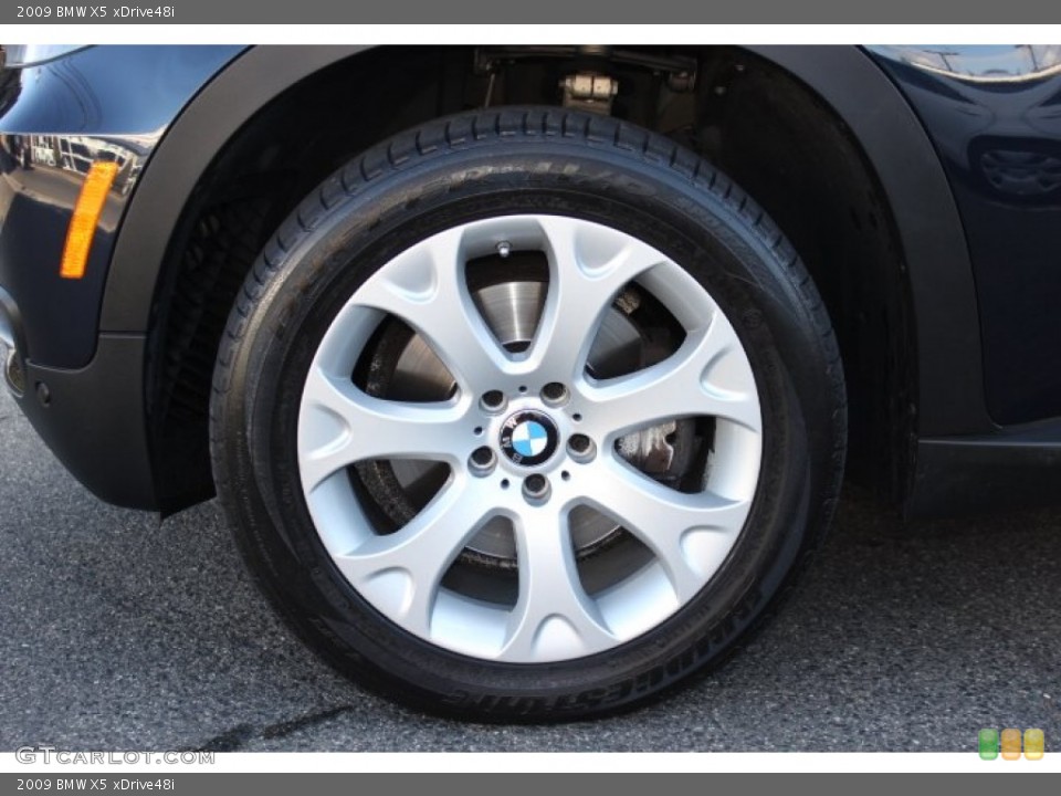 2009 BMW X5 xDrive48i Wheel and Tire Photo #76462502