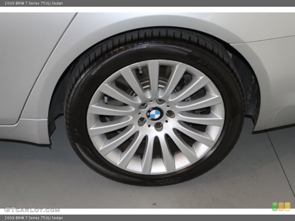 2009 BMW 7 Series 750Li Sedan Wheel and Tire Photo #76465703
