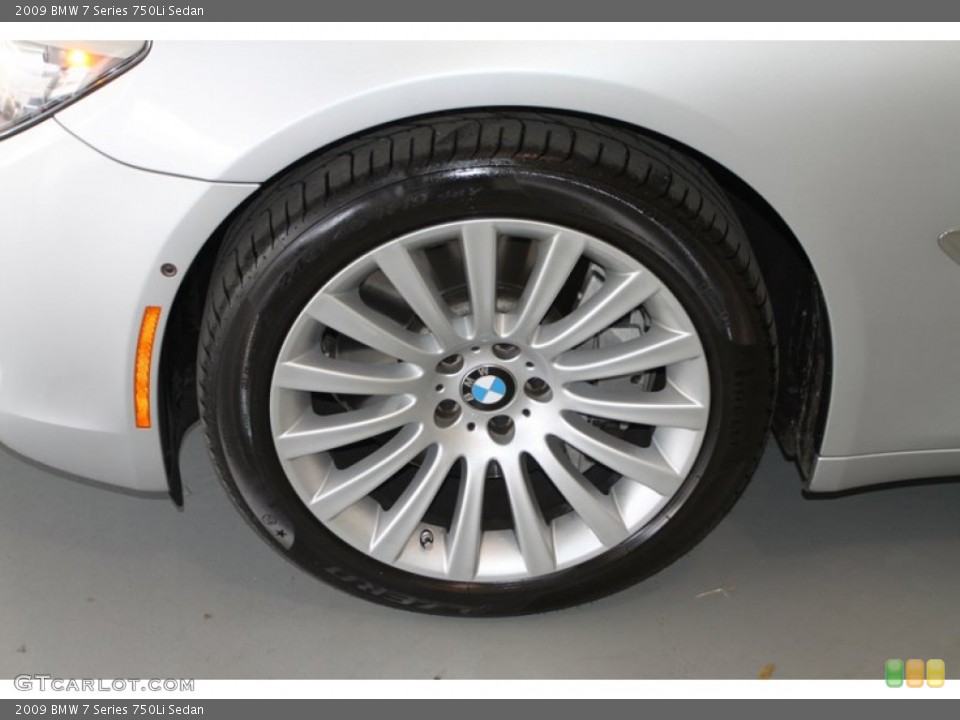 2009 BMW 7 Series 750Li Sedan Wheel and Tire Photo #76465718