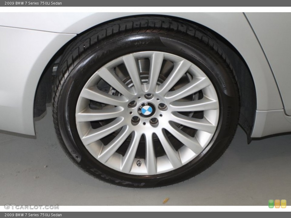 2009 BMW 7 Series 750Li Sedan Wheel and Tire Photo #76466369