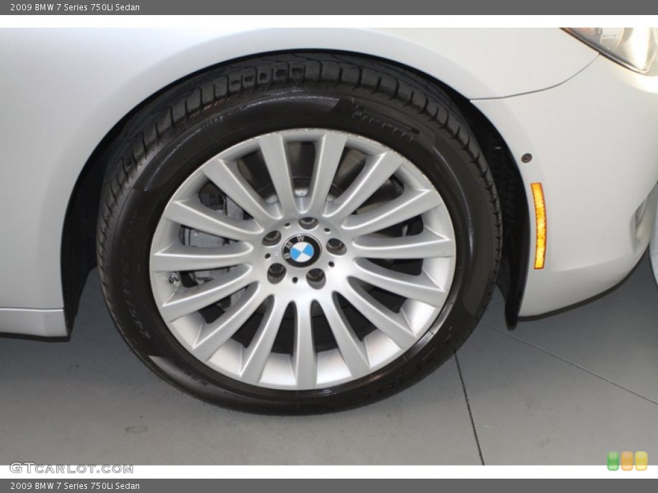 2009 BMW 7 Series 750Li Sedan Wheel and Tire Photo #76466385