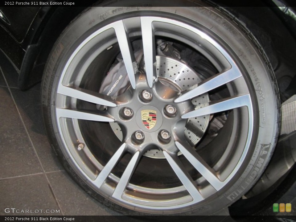 2012 Porsche 911 Black Edition Coupe Wheel and Tire Photo #76466936