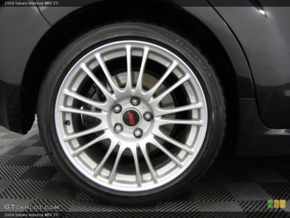 2009 Subaru Impreza WRX STi Wheel and Tire Photo #76467700