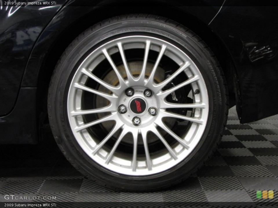 2009 Subaru Impreza WRX STi Wheel and Tire Photo #76467715