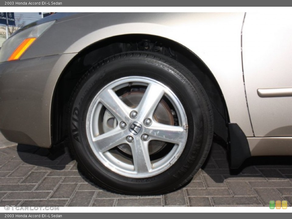 2003 Honda Accord EX-L Sedan Wheel and Tire Photo #76470365
