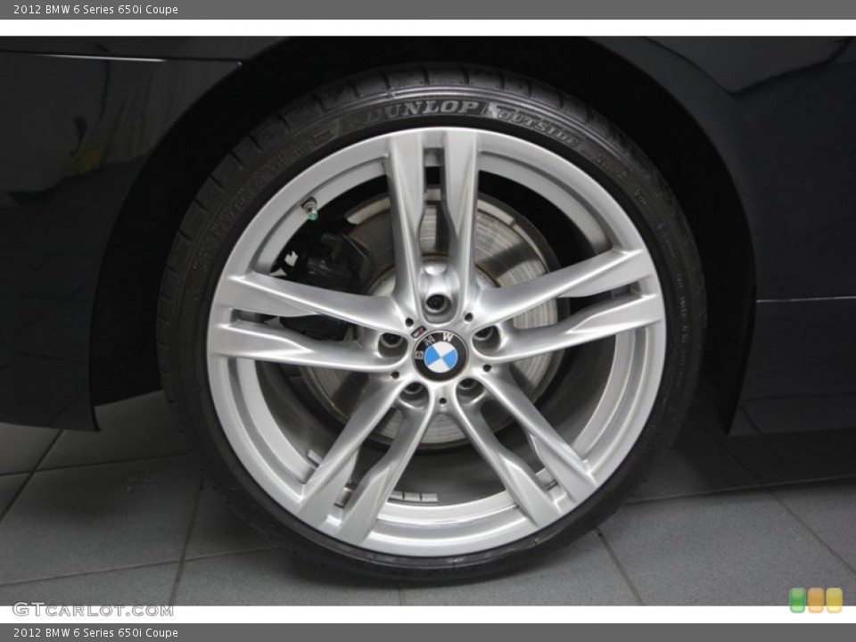 2012 BMW 6 Series 650i Coupe Wheel and Tire Photo #76470617