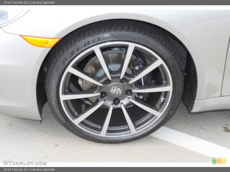 2013 Porsche 911 Carrera Cabriolet Wheel and Tire Photo #76470698